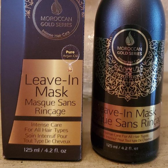 Moroccan Gold Series Leave In Mask Full Size NEW in Box 4.2oz. - Picture 3 of 3